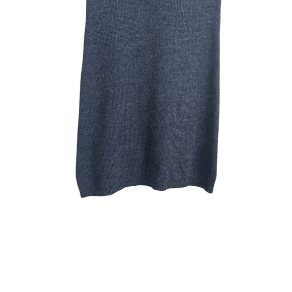 Mudd‎ Women Mini Sweater Tunic Dress S Gray Wool Blend Cowl Neck Academia Preppy - Picture 8 of 10